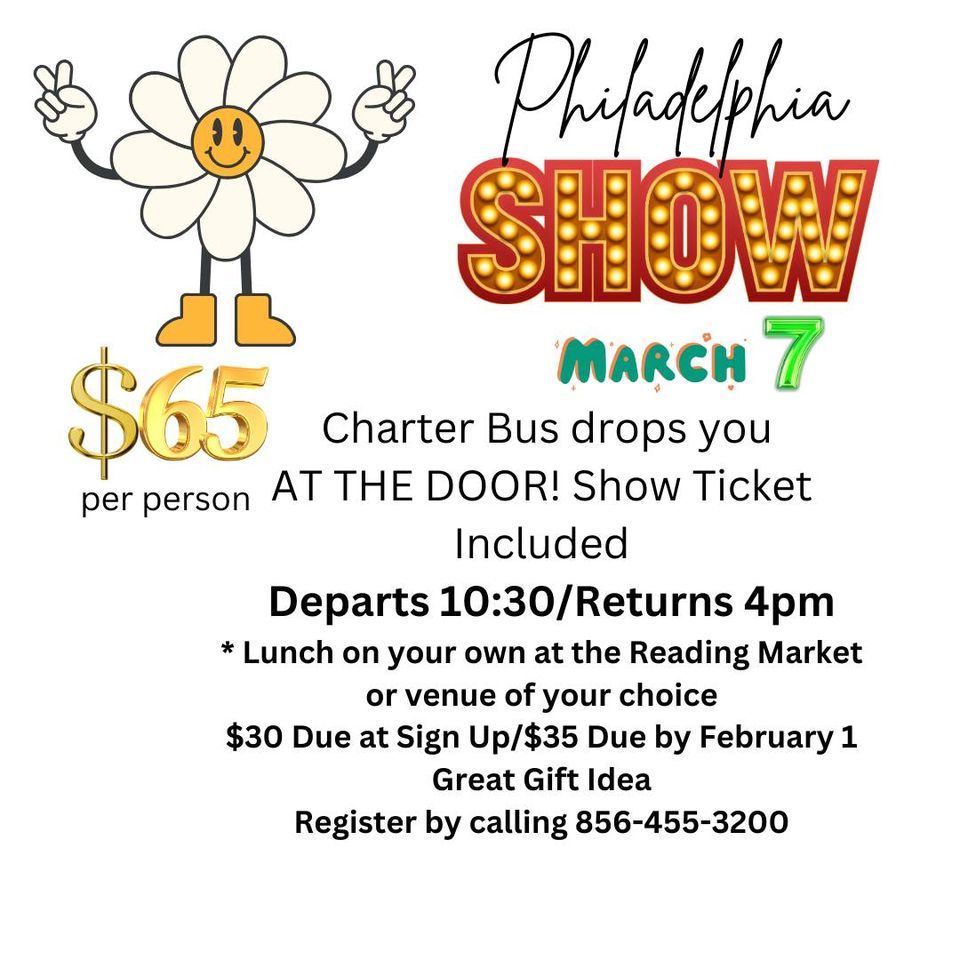 Bus Trip to Philadelphia Flower Show