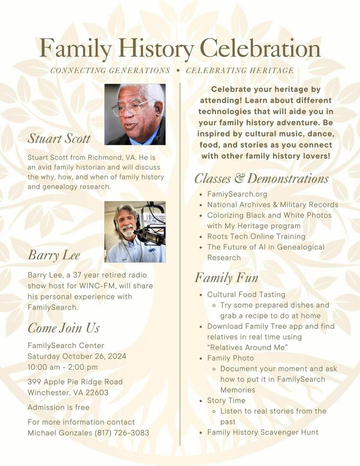 Family History Celebration