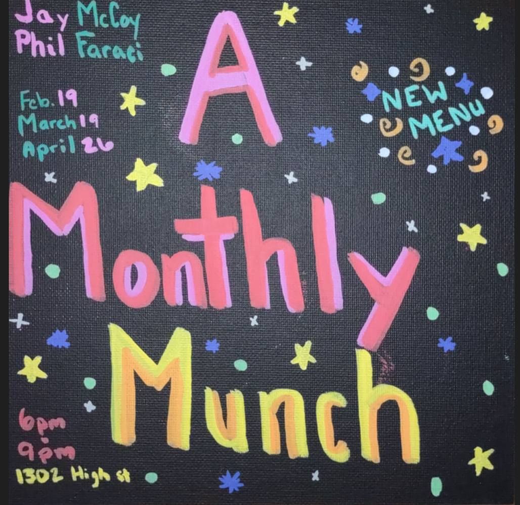 A Monthly Munch - New Menu Premiere