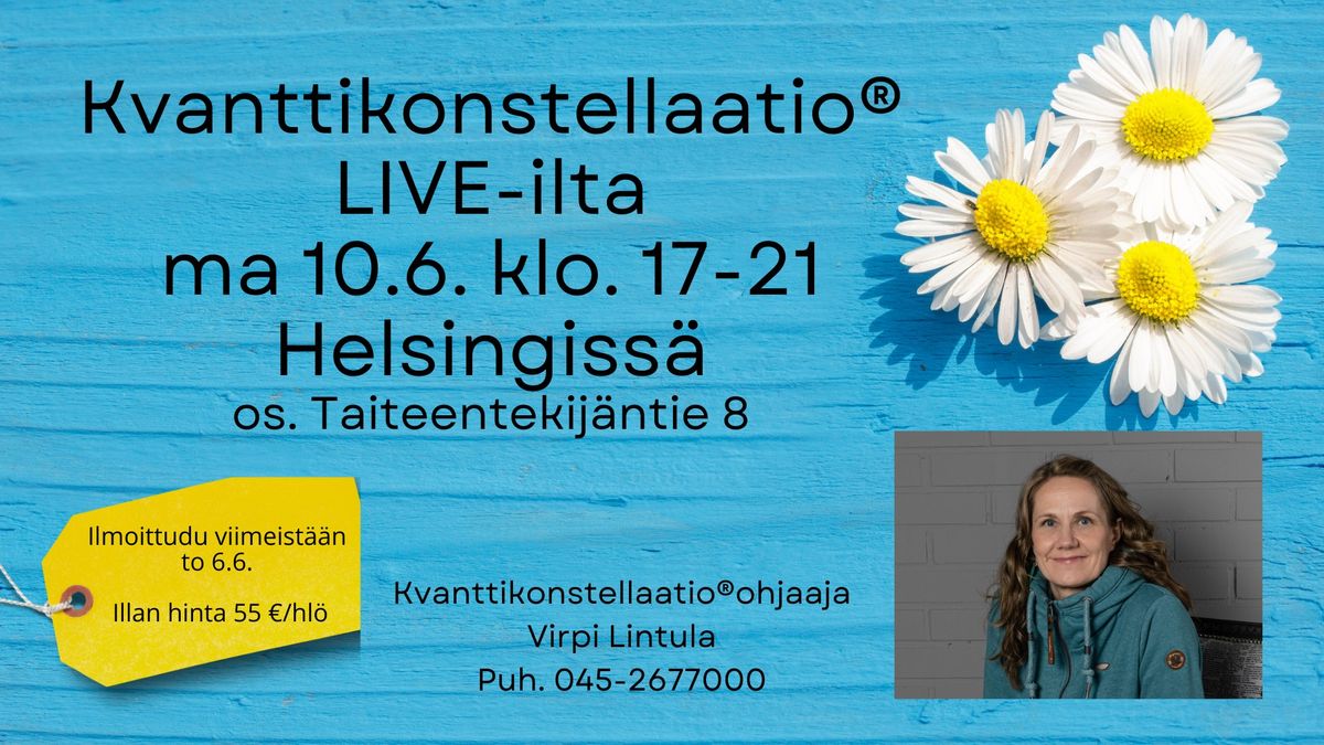 Kvanttikonstellaatio Live Helsingiss\u00e4 
