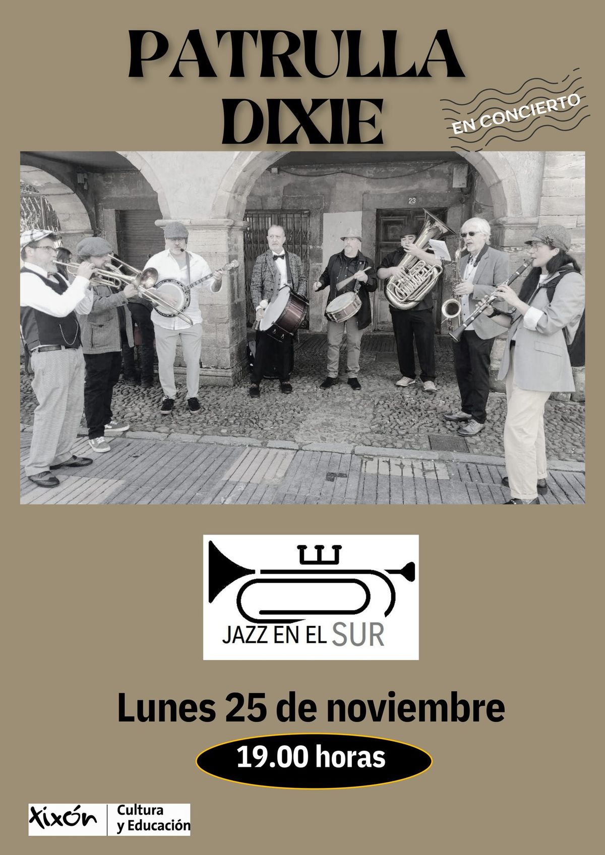 Concierto Patrulla Dixie. Gij\u00f3n Sur (Jazz en el Sur).