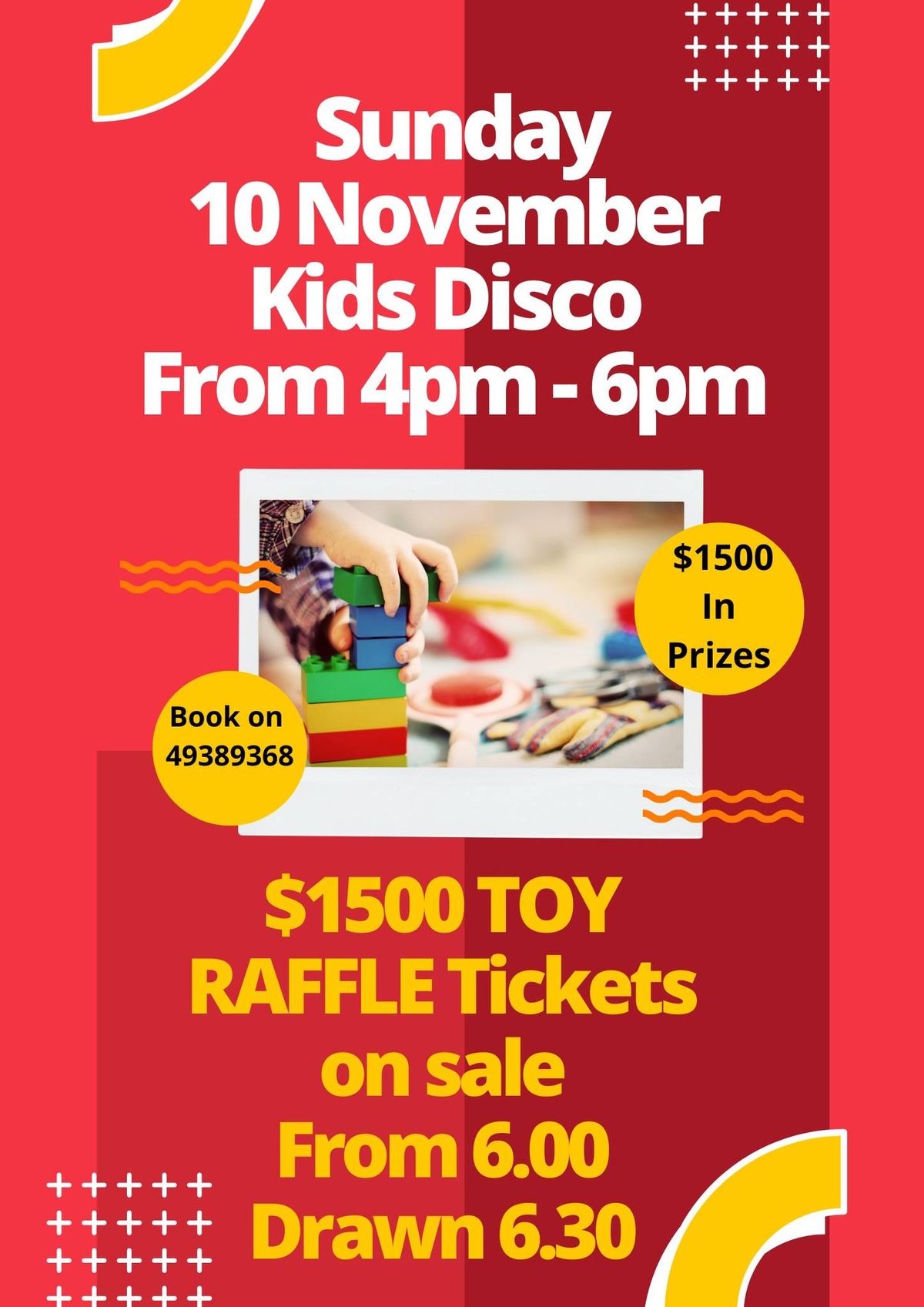 Kids Disco & Toy Raffle