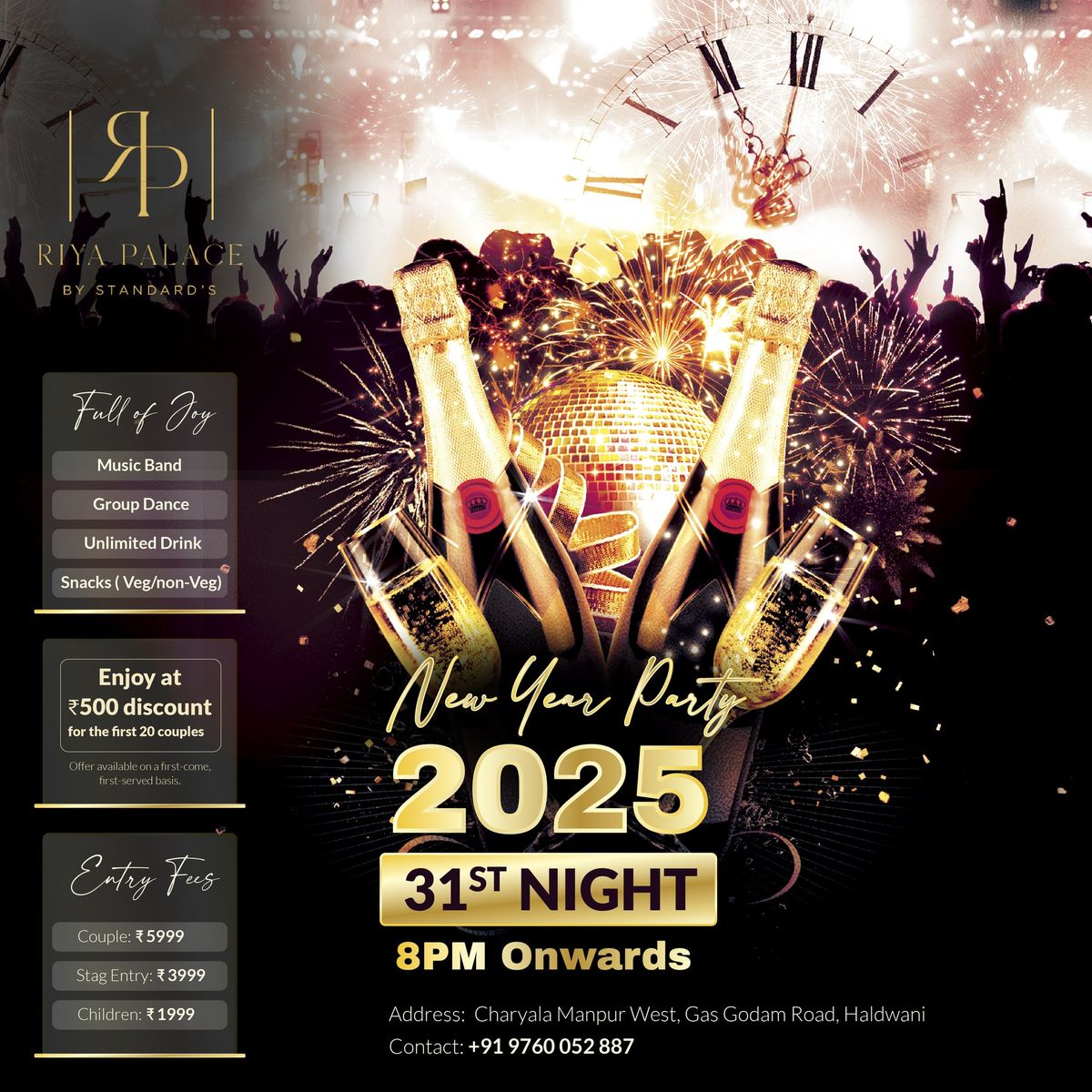 Riya Palace Midnight Mania - Welcome 2025