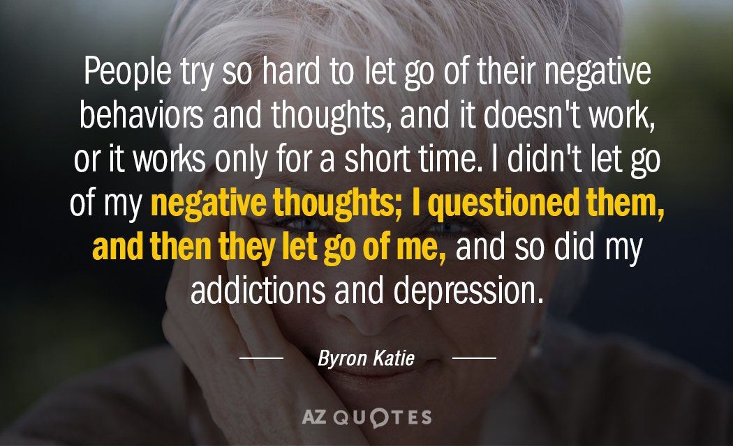 Become Trigger Free with The Work of Byron Katie