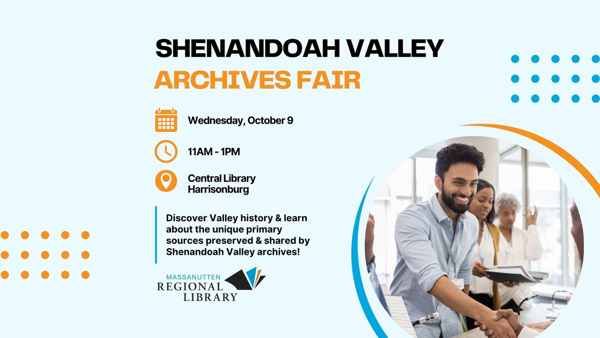 Shenandoah Valley Archives Fair