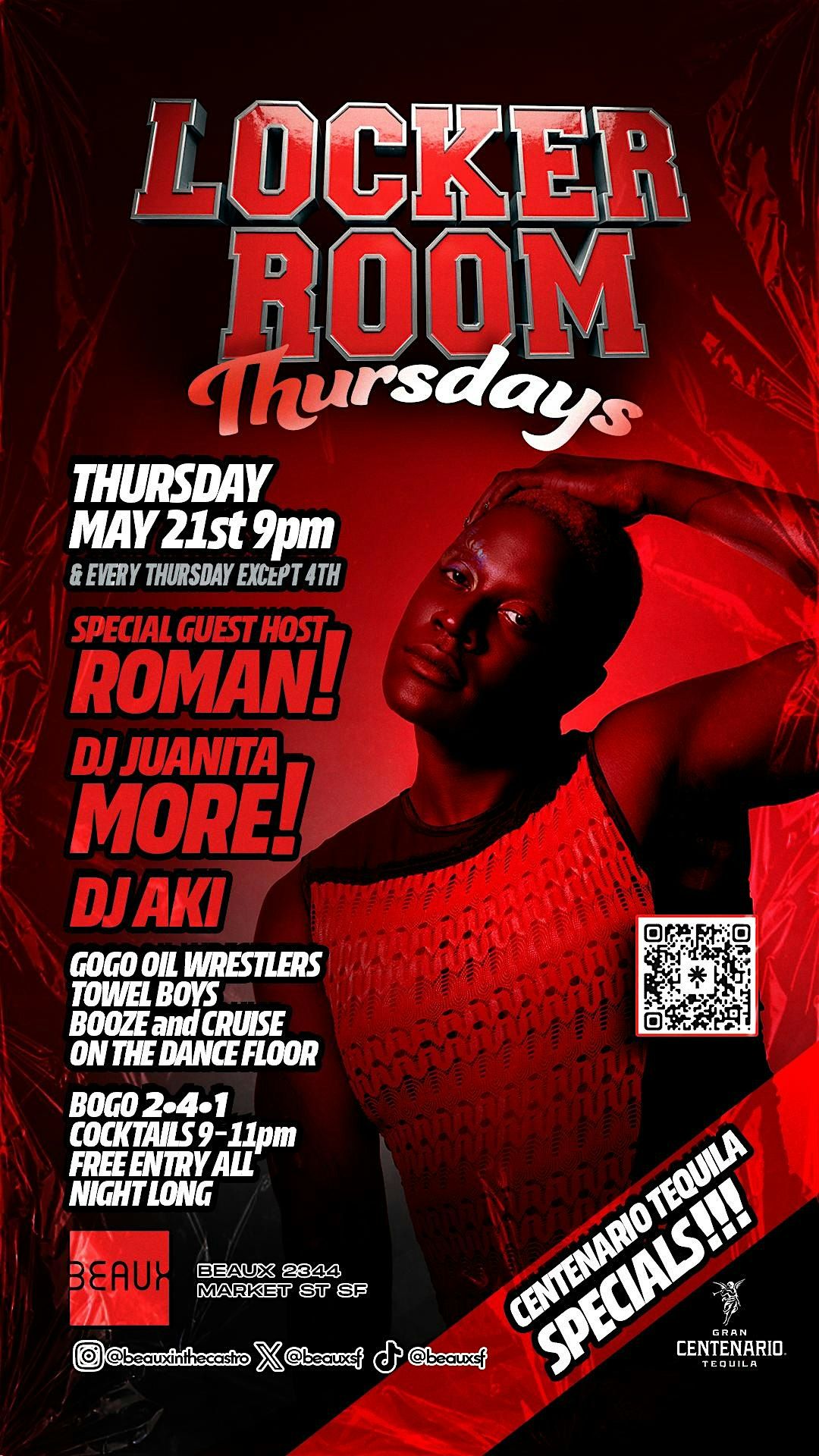 DJ Juanita More! DJ Aki Locker Room Gogo Oil Wrestling Hosted by ROMAN