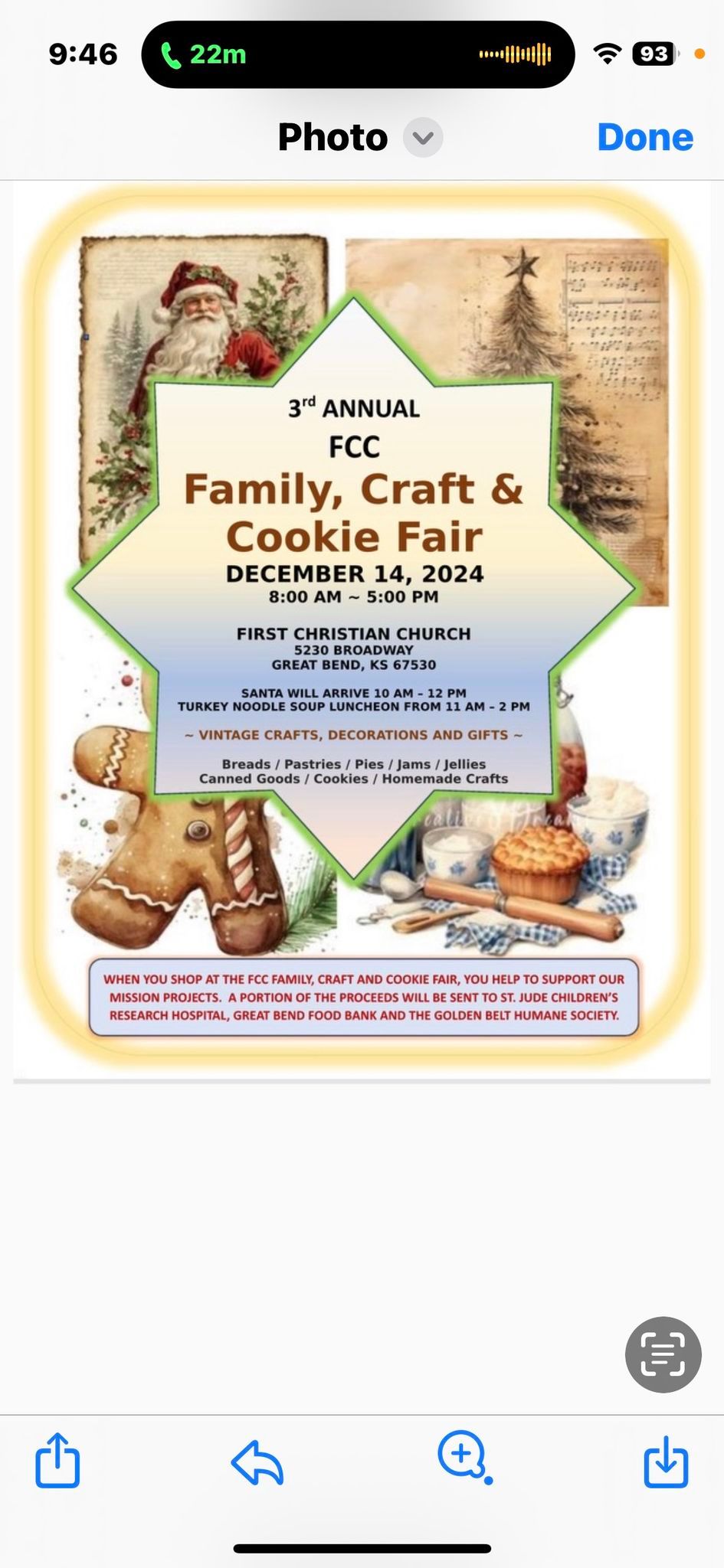 FCC Family, Craft & Cookie Fair