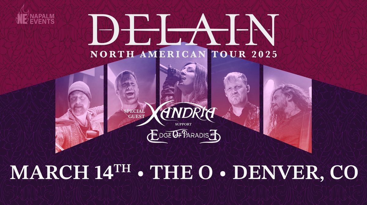 Delain with Xandria + Edge of Paradise | Denver, CO