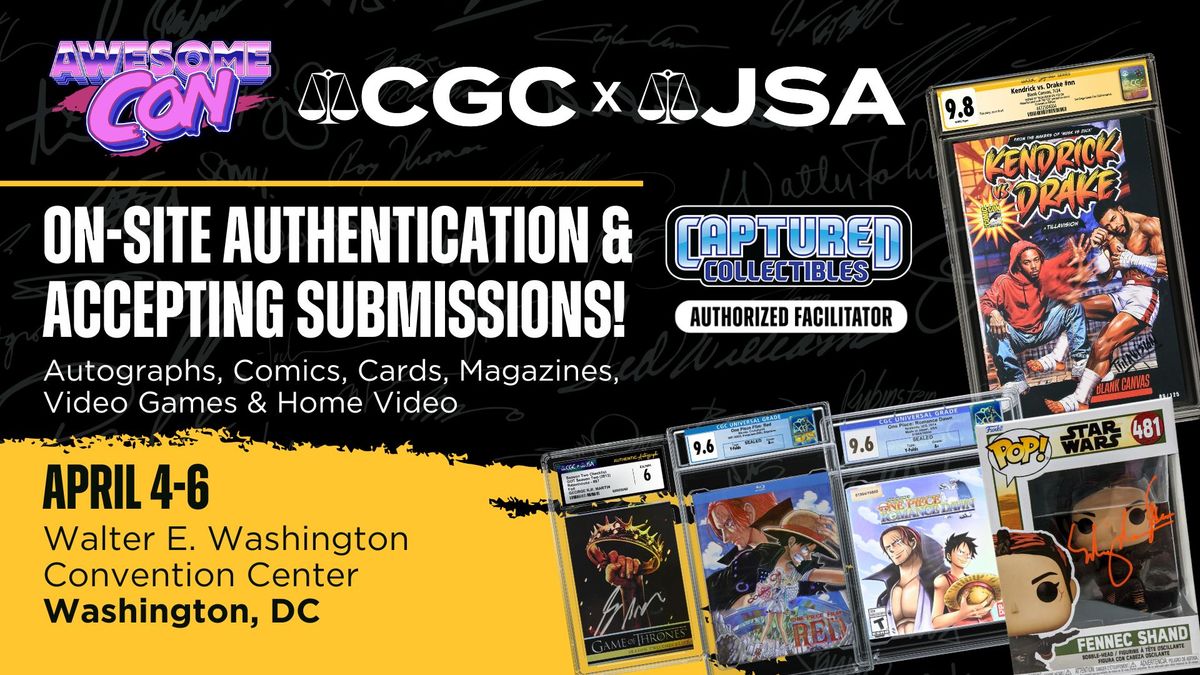 CGC x JSA at Awesome Con