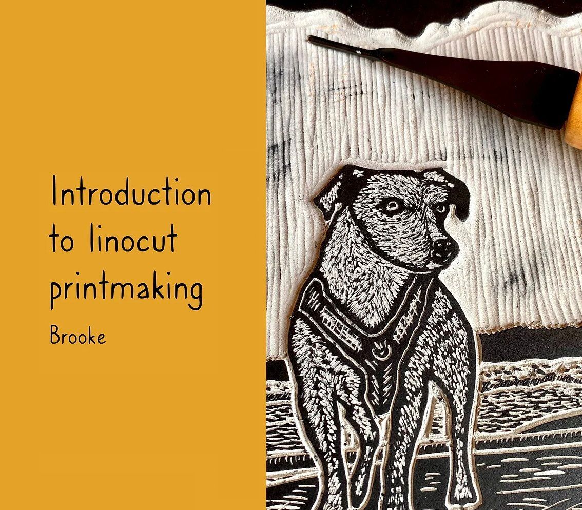 Introduction to linocut printmaking with Haychley Webb from Stellabox Designs 