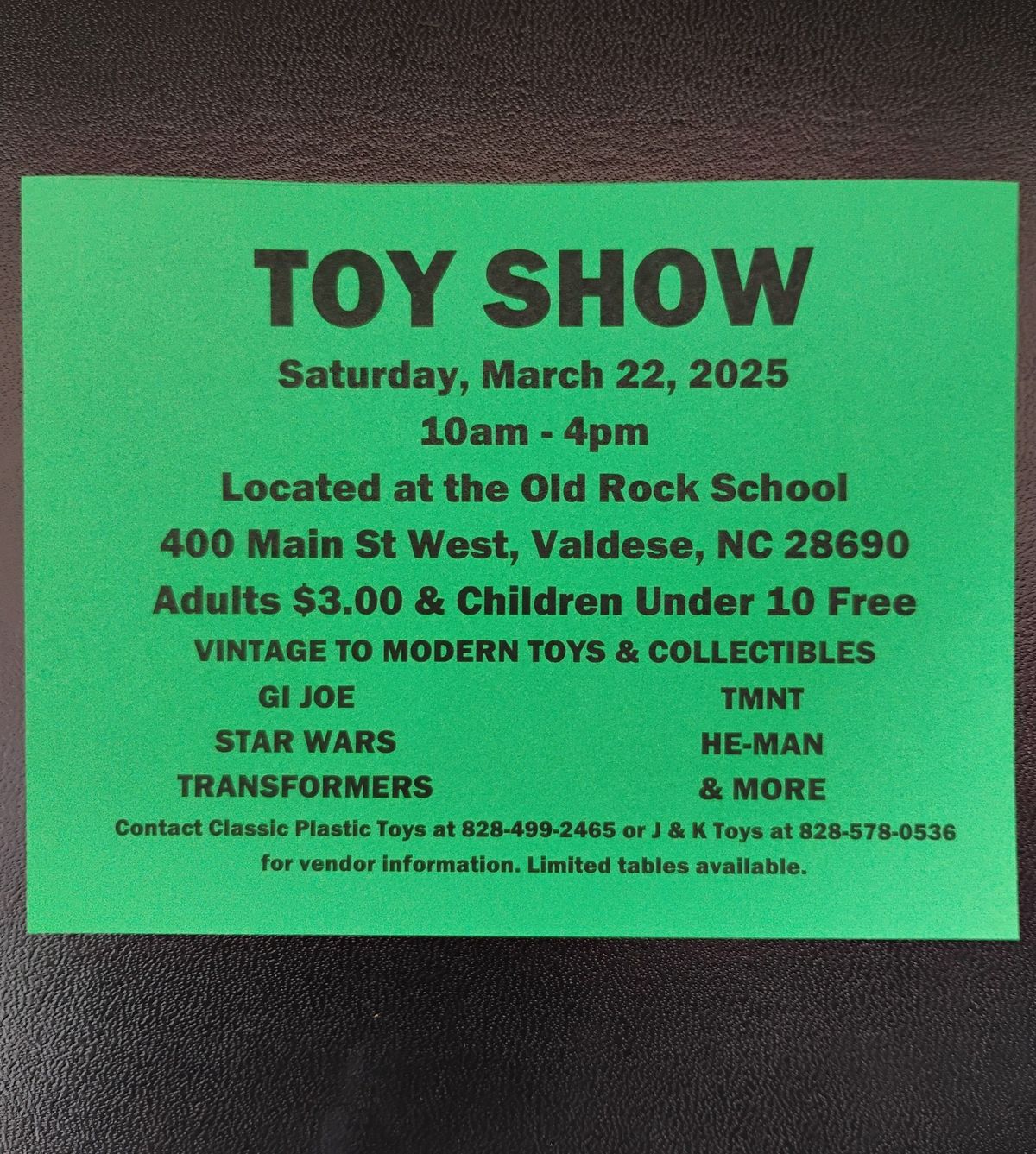 Classic Plastic Toy Show