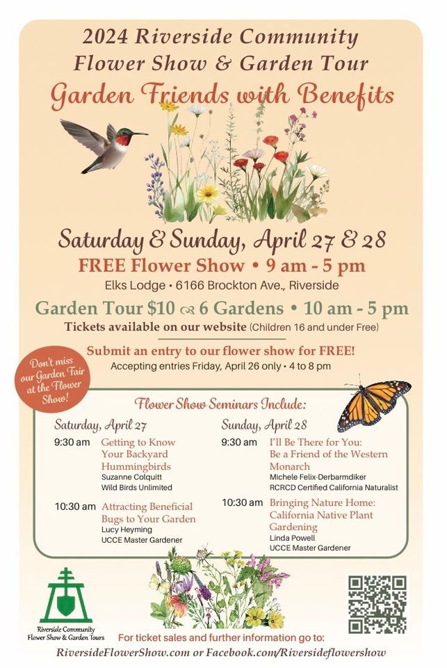 2024 Riverside Community Flower Show and Garden Tour