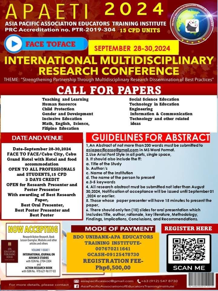 International Multidisciplinary Research Conference