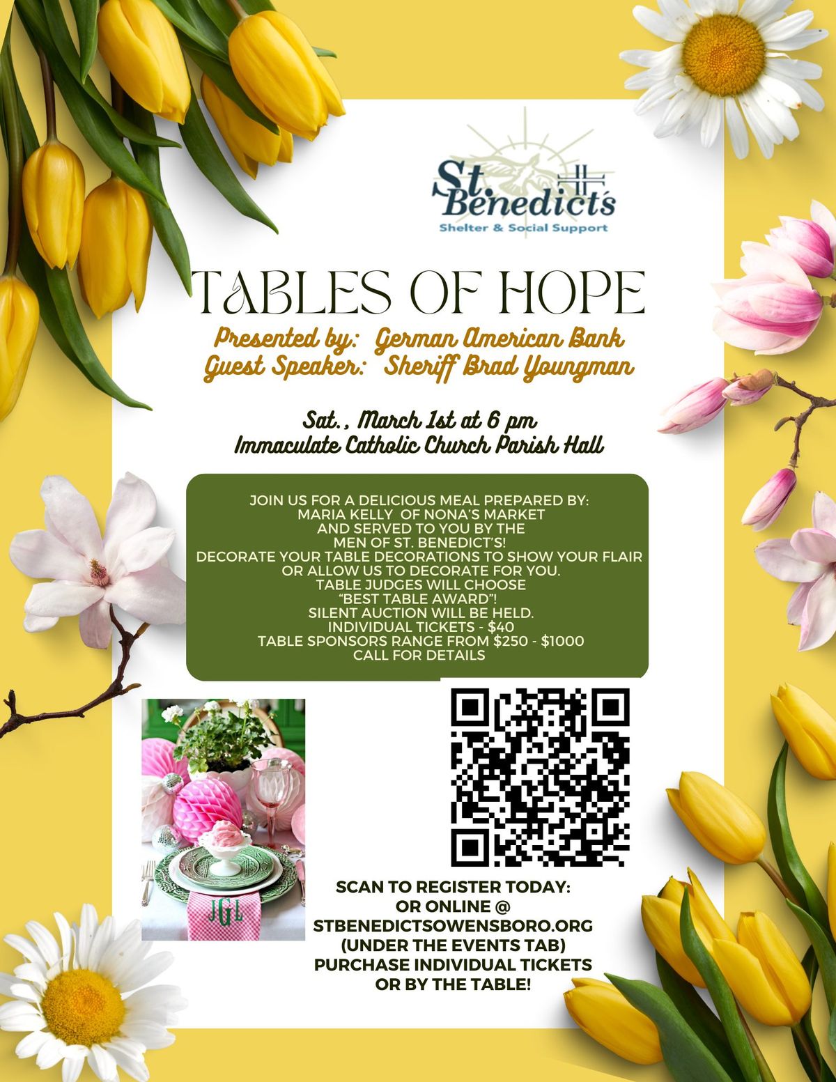 TABLES OF HOPE