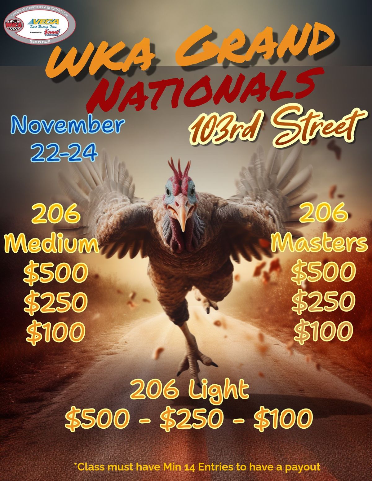 WKA Gold Cup Turkey Shootout Grand Nationals