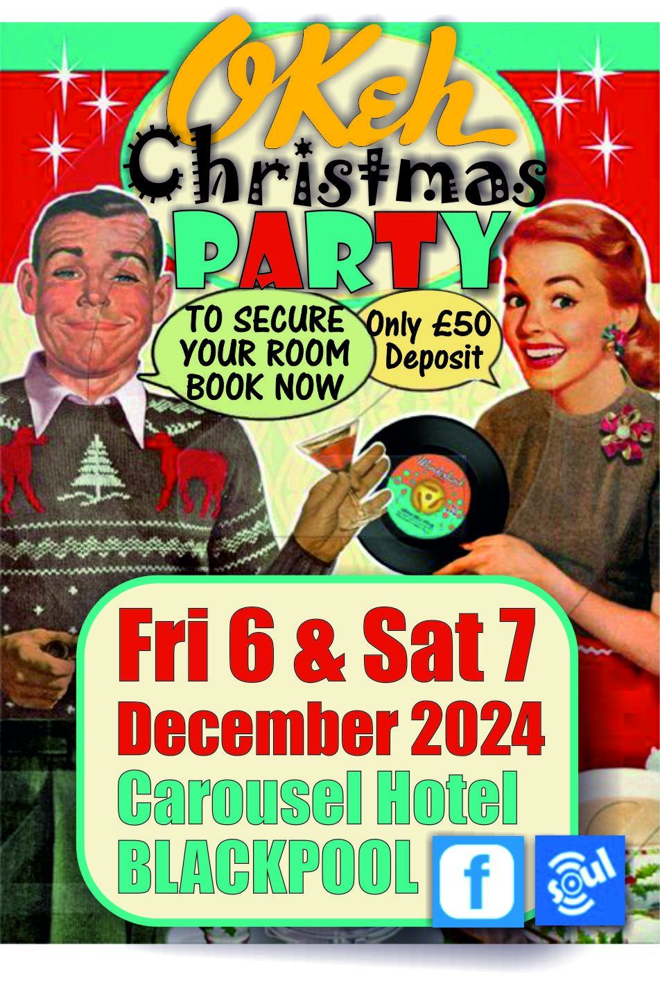 Keighley Okeh Soul Club Xmas Party By The Seaside