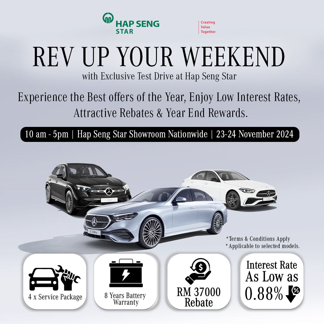 REV up your weekend with Hap Seng Star!