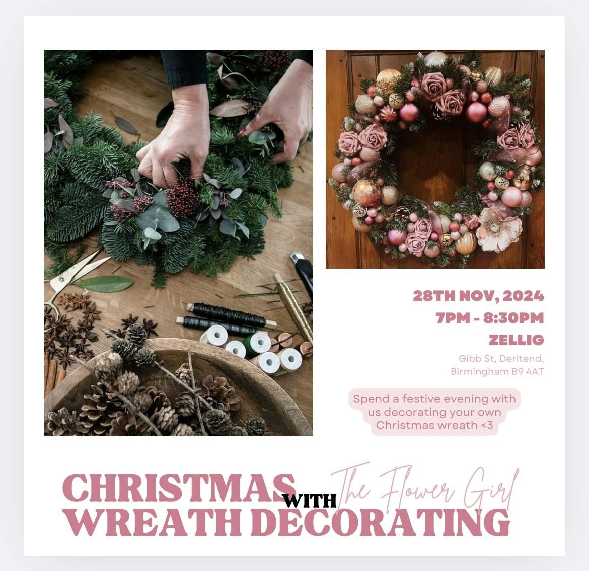 Christmas Wreath Decorating\ud83c\udf84\u2728\ud83c\udf80