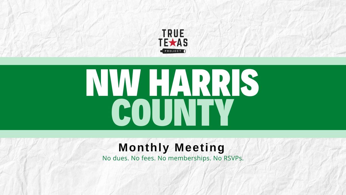 (NW Harris) Prepping for Next Legislative Session