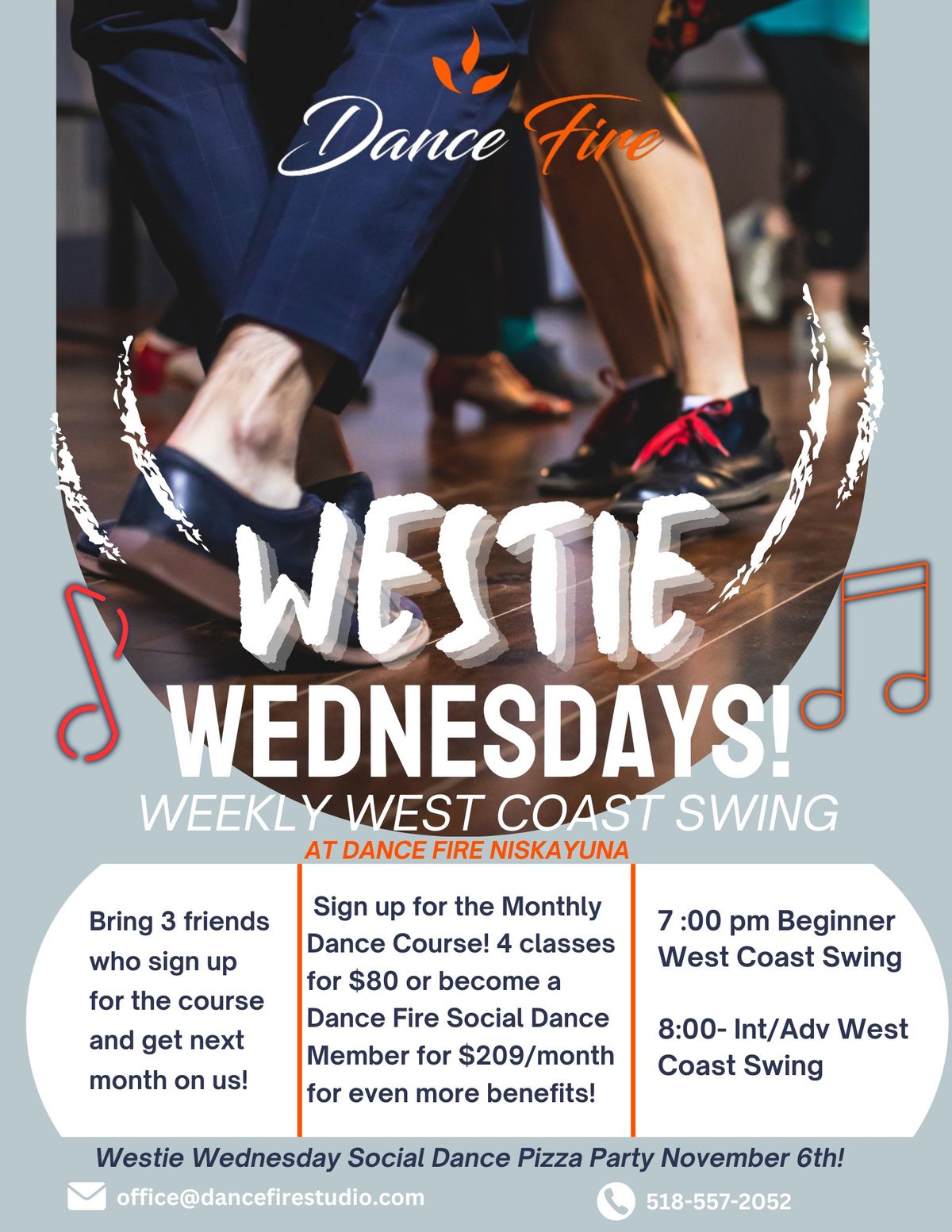 Westie Wednesday Social Dance Pizza Party