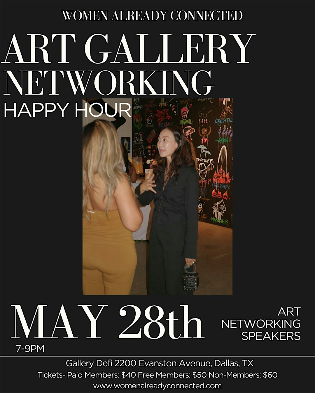 Women Already Connected Art Gallery Networking Happy Hour