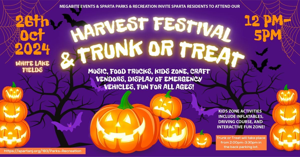 2024 Harvest Festival & Trunk or Treat