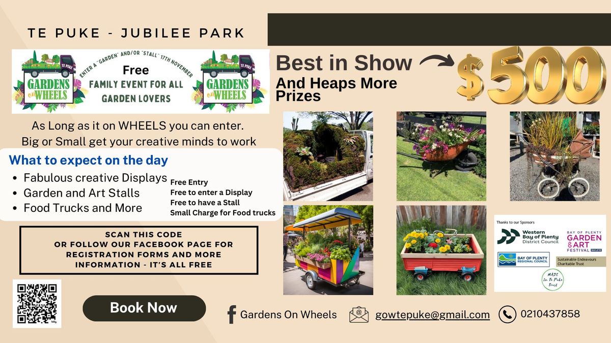 Gardens on Wheels - Te Puke - It's All Free