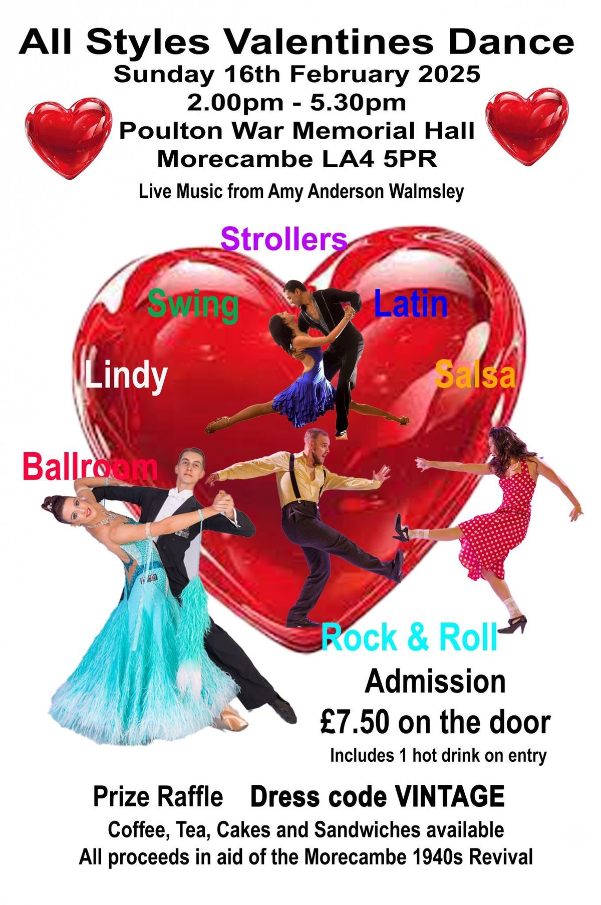 Fundraising All Styles Valentines Dance