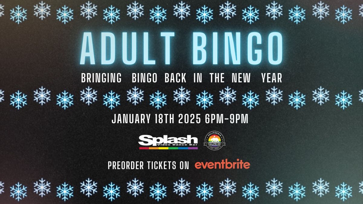 NEW YEAR ADULT BINGO