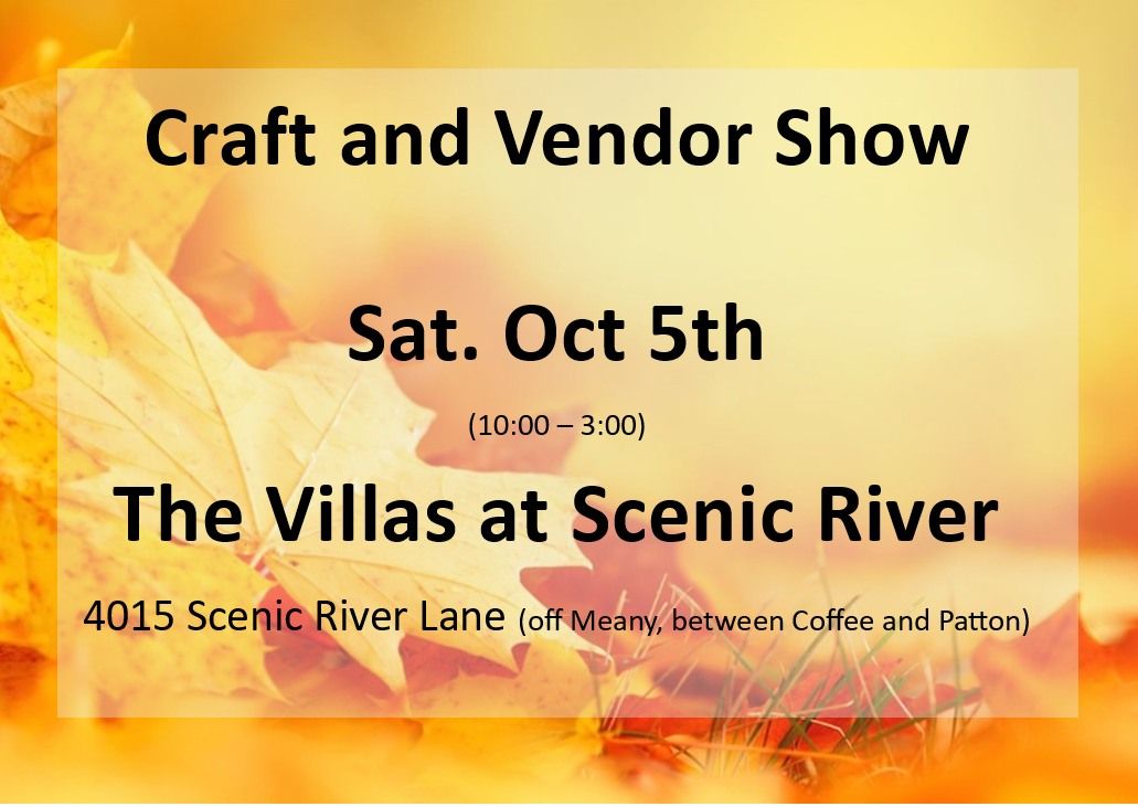 October Craft and Vendor Show