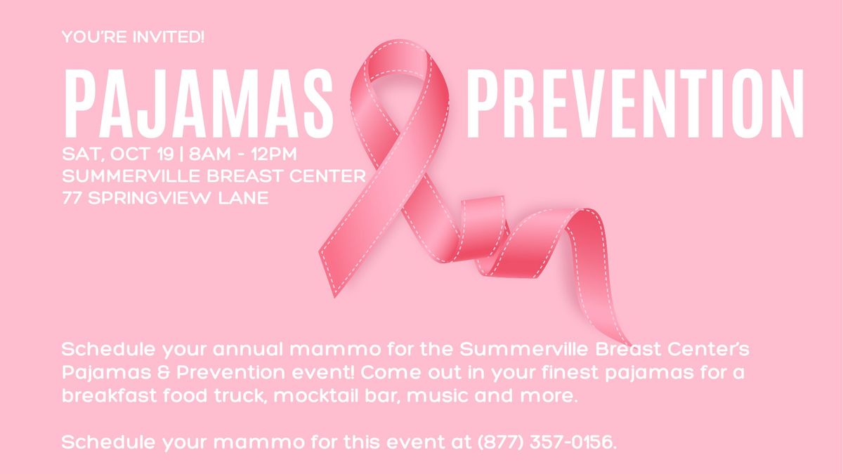 Pajamas & Prevention mammogram event