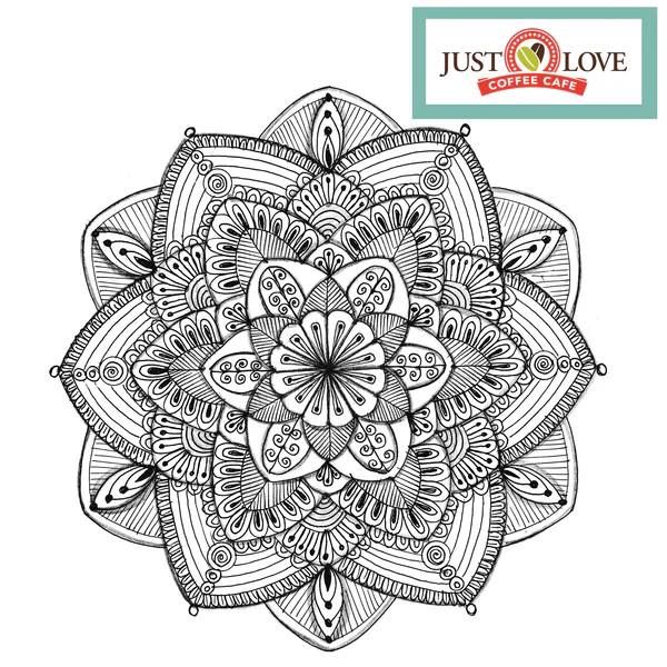 Introduction to Mandalas Art Class at Just Love Coffee Cafe