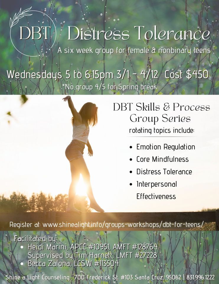DBT Distress Tolerance Group For Teens Shine A Light Counseling Center dbt-distress-tolerance-group-for-teens-shine-a-light-counseling-center