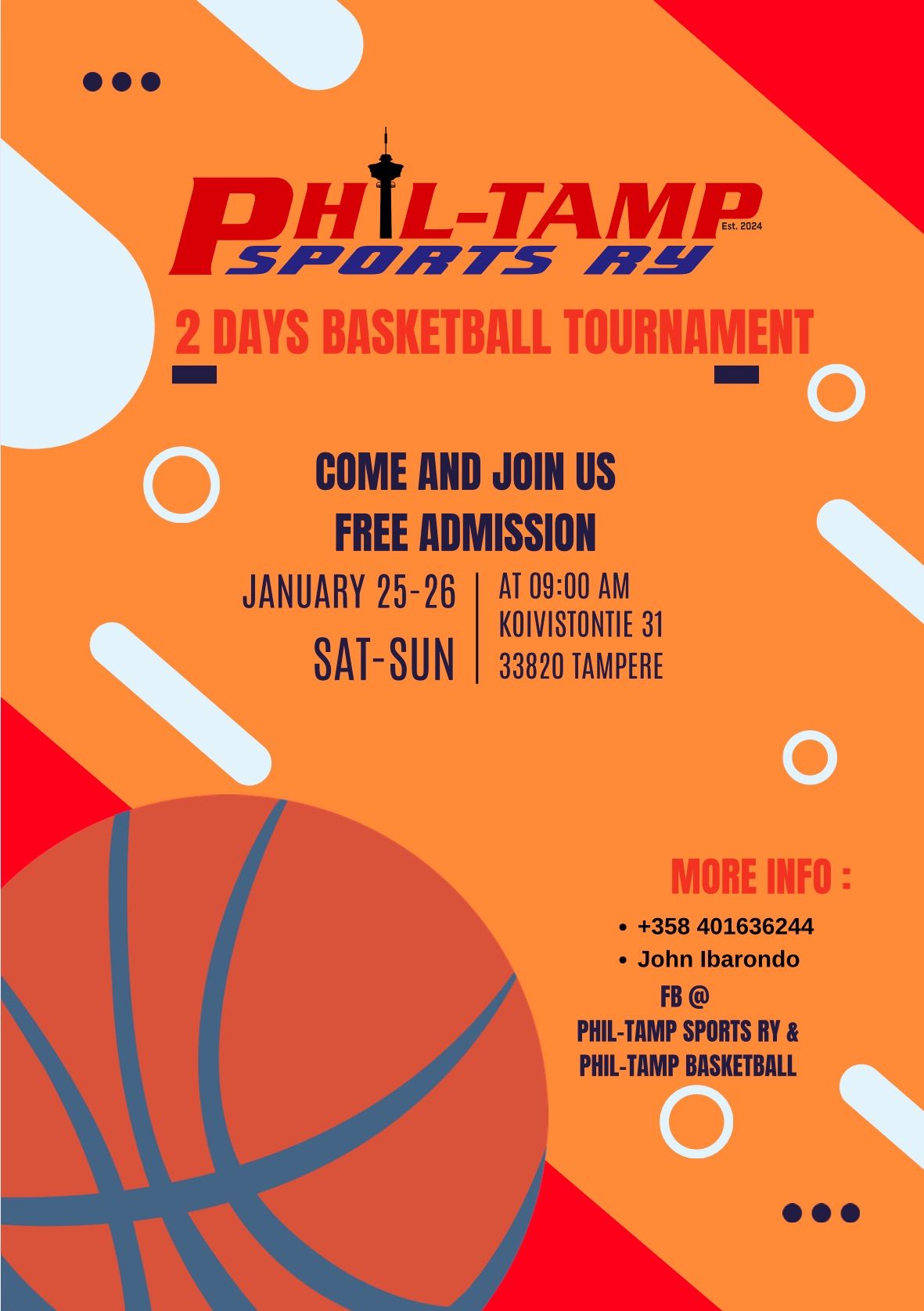 Phil-Tamp Sports Basketball Invitational Cup