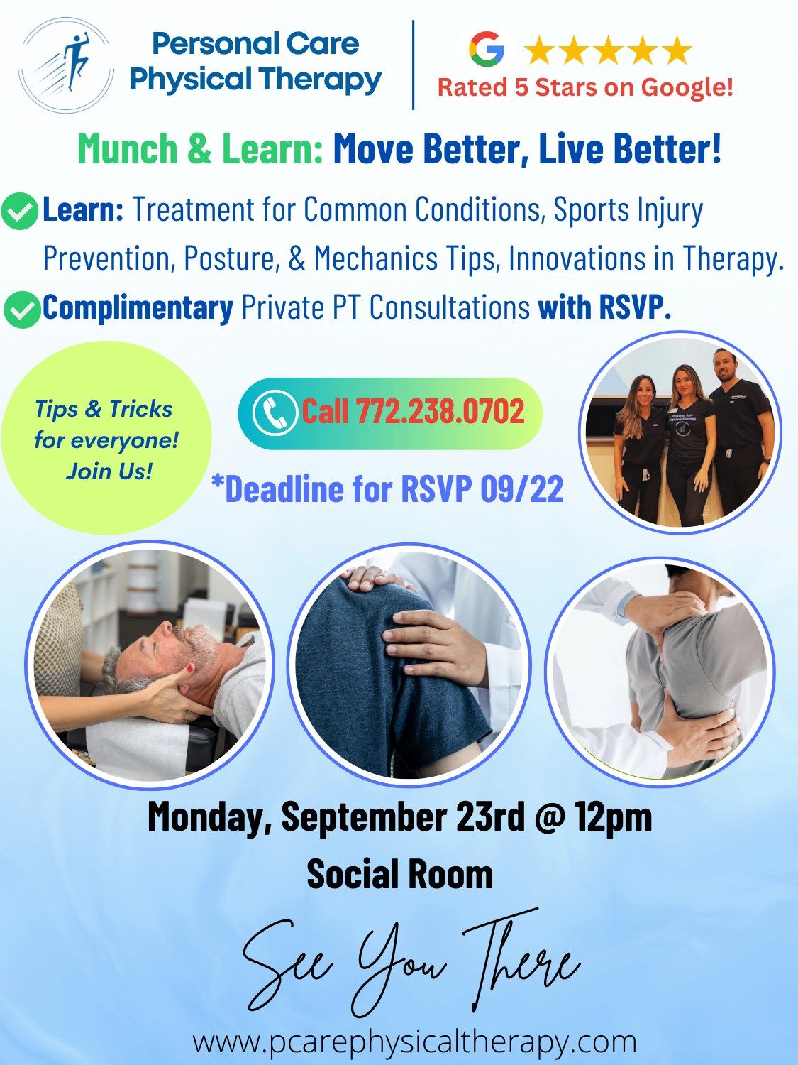 Lunch and Learn with Personal Care and Physical Therapy