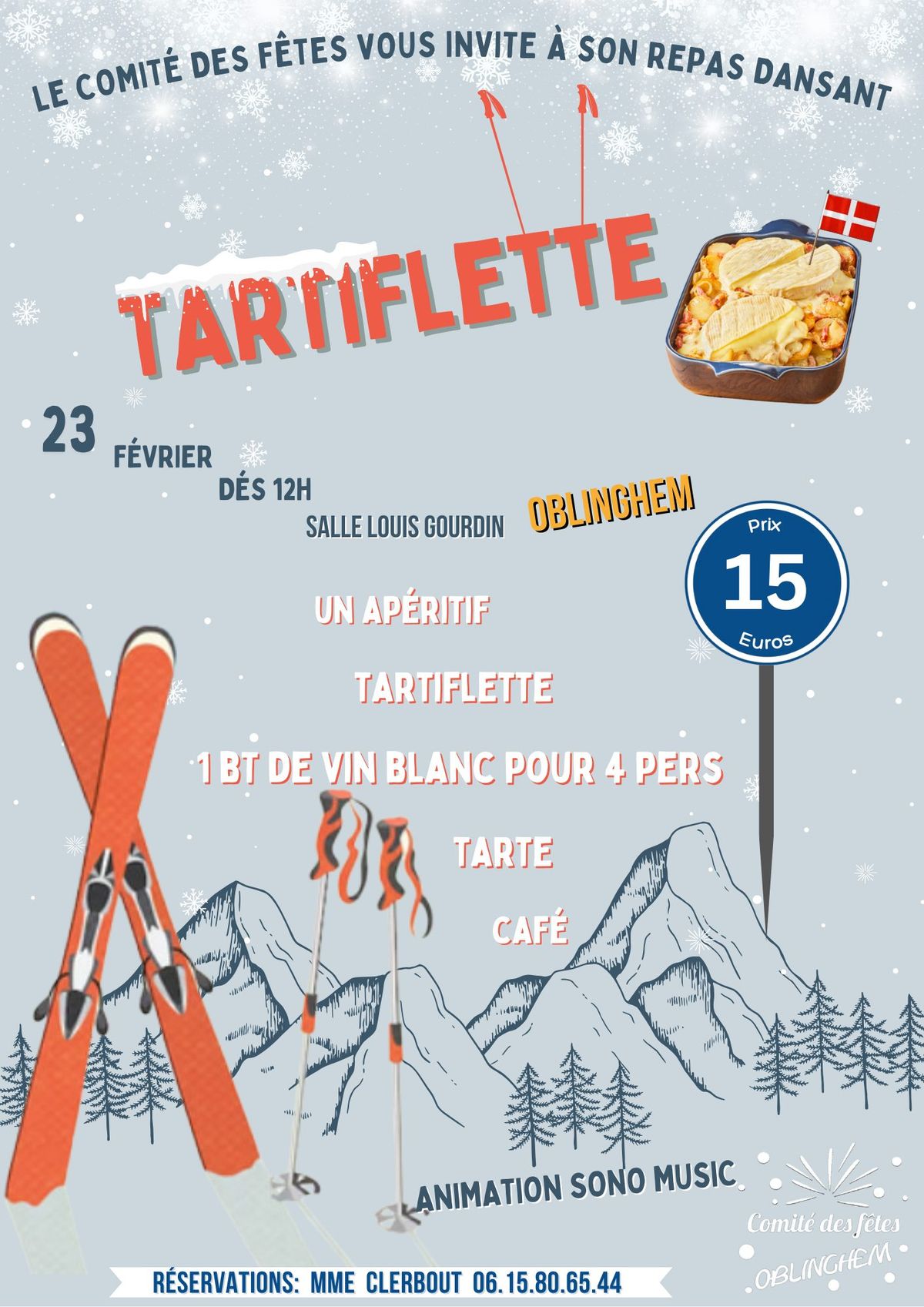 REPAS DANSANT TARTIFLETTE