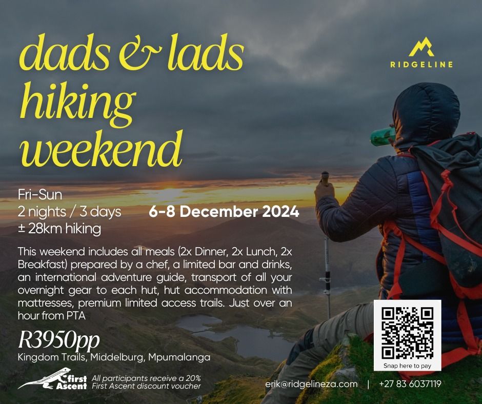 Dads & Lads Hiking Weekend