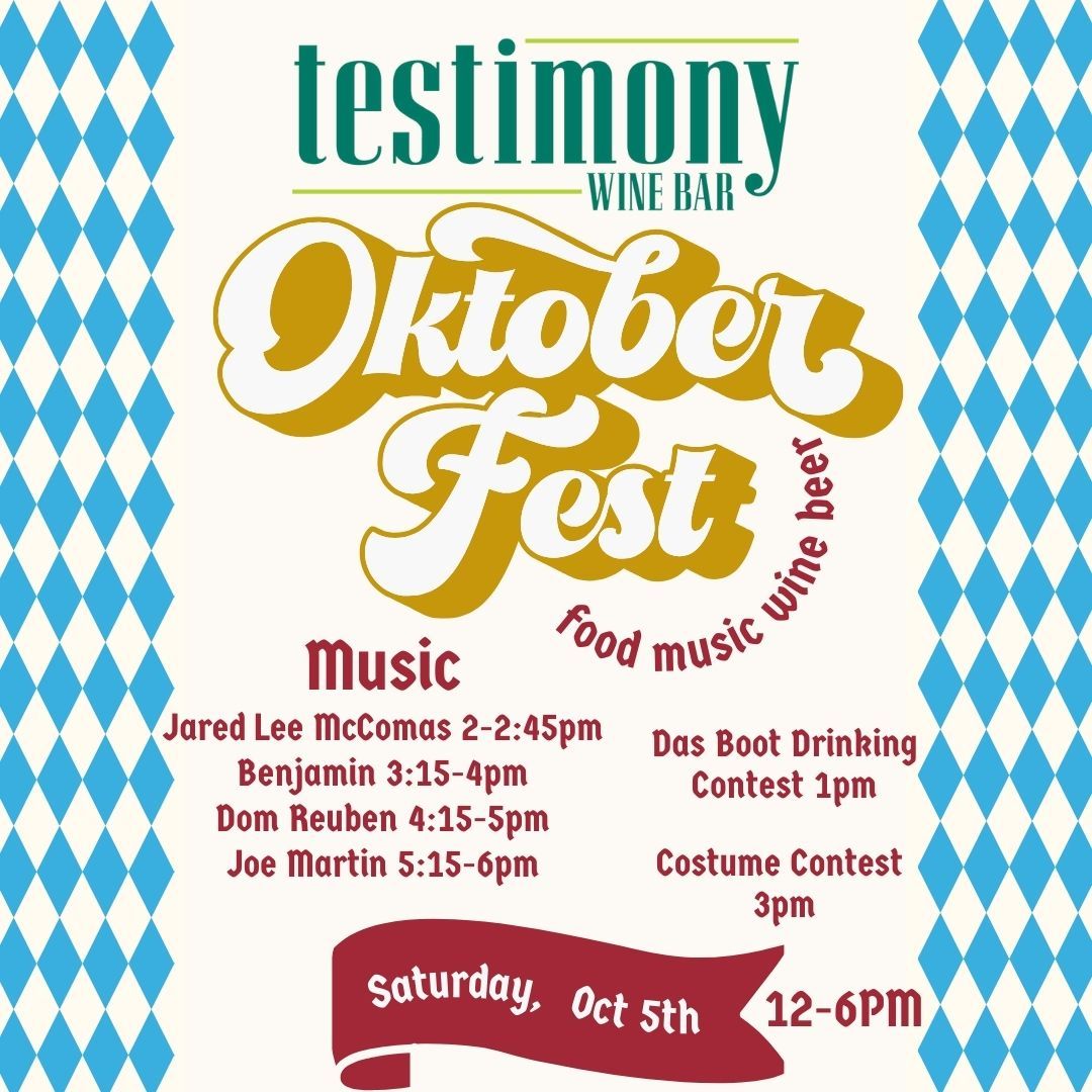 Oktoberfest at Testimony Wine Bar