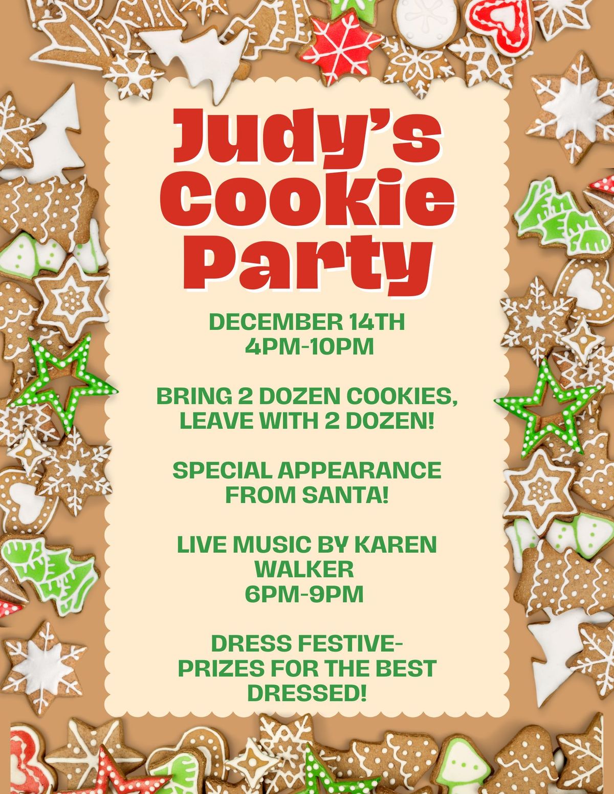 Volente's Community Cookie Exchange hosted by Judy Barrick