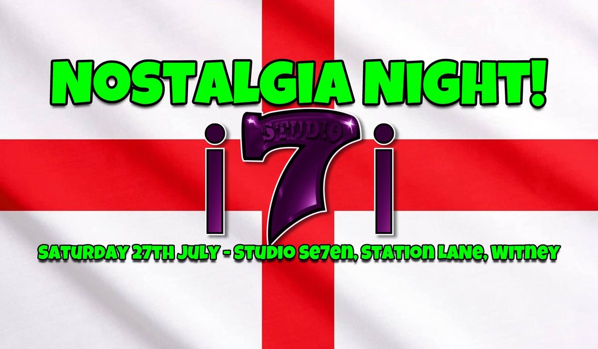 Nostalgia Night 'iZi' 2001 - 2013 