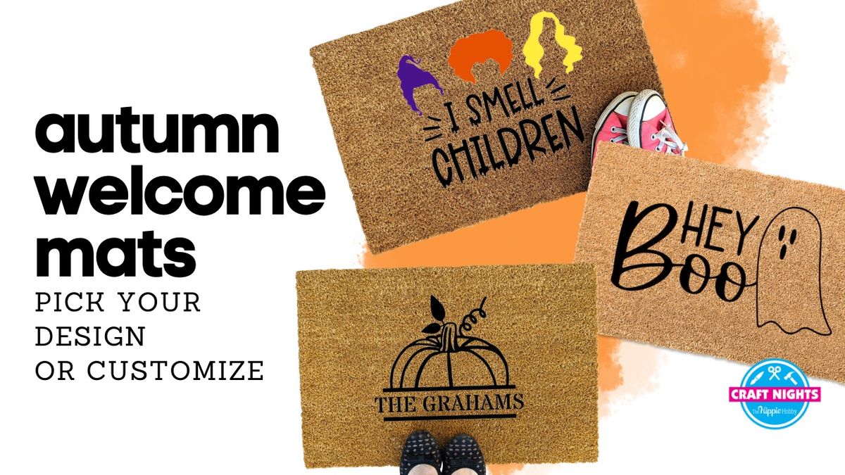 AUTUMN WELCOME MATS \ud83c\udf83\ud83c\udf41\ud83d\udc7b