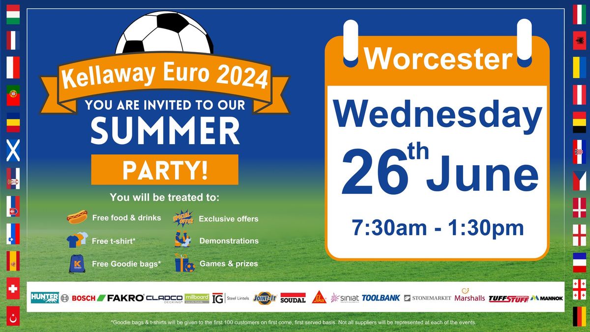 Kellaway Euro 2024 Summer Party - Worcester 