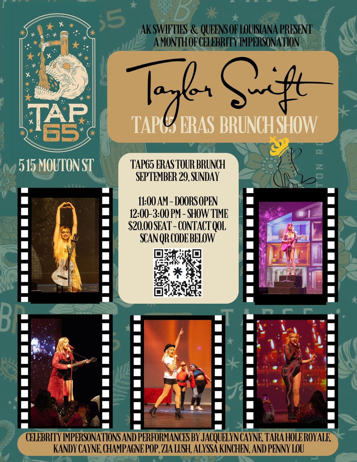 Tap65 Taylor Swift Eras Tour Celebrity Impersonation Brunch 