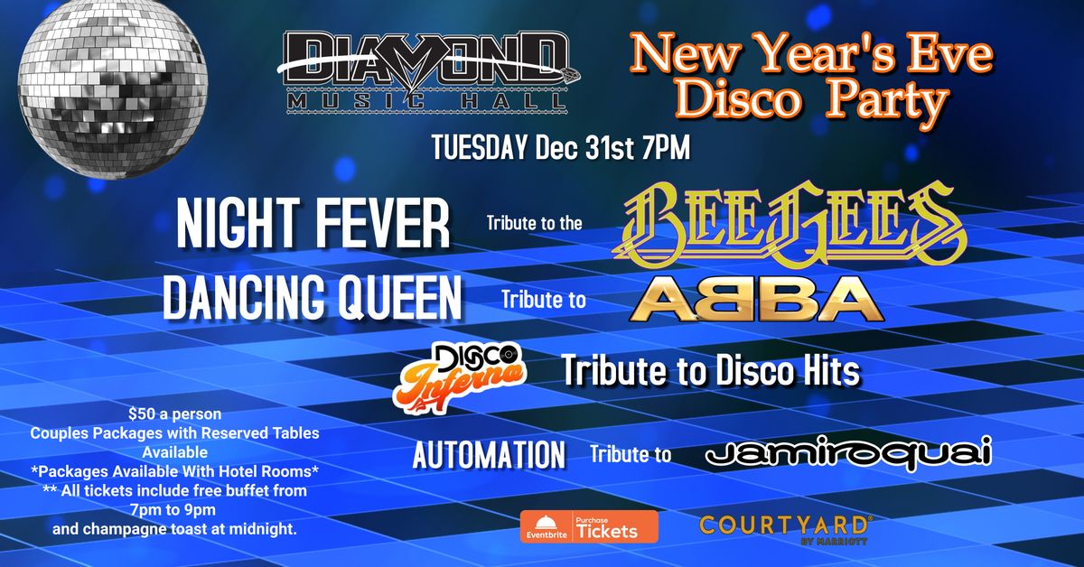 New Years Eve Disco Party at Diamond Music Hall