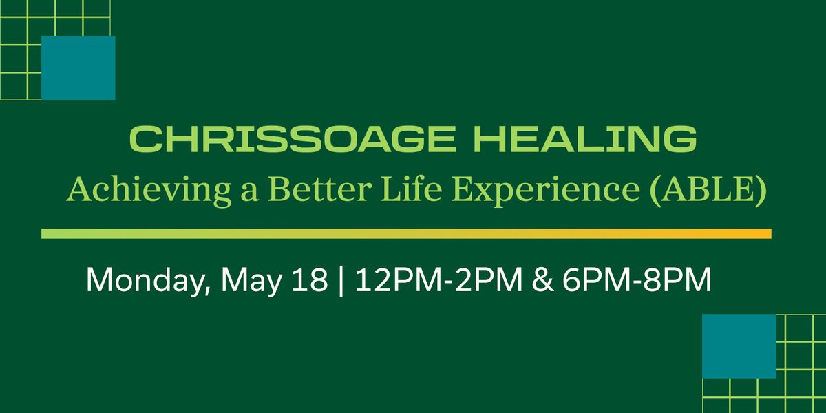 Chirossage Healing - Achieving a better life experience (ABLE)