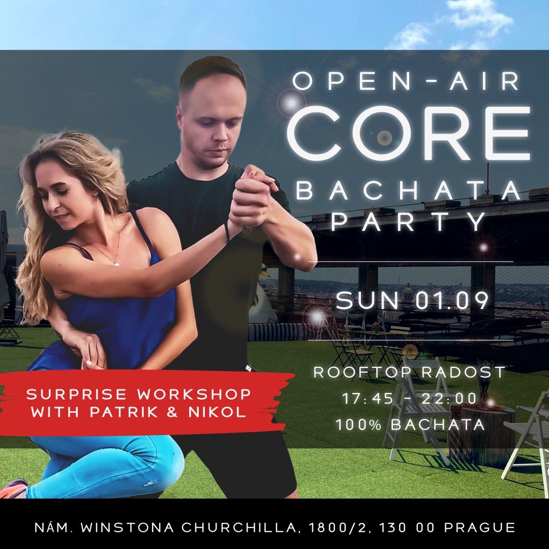 OPEN-AIR CORE BACHATA PARTY in Rooftop Radost with Surprise Workshop