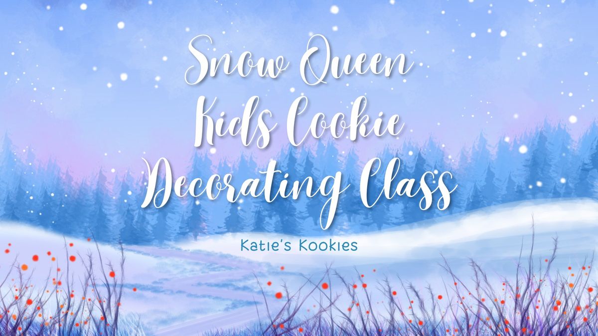 Snow Queen Kids Cookie Decorating Class