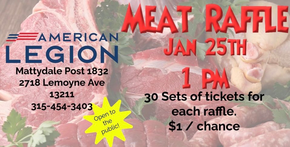 Mattydale American Legion Meat Raffle