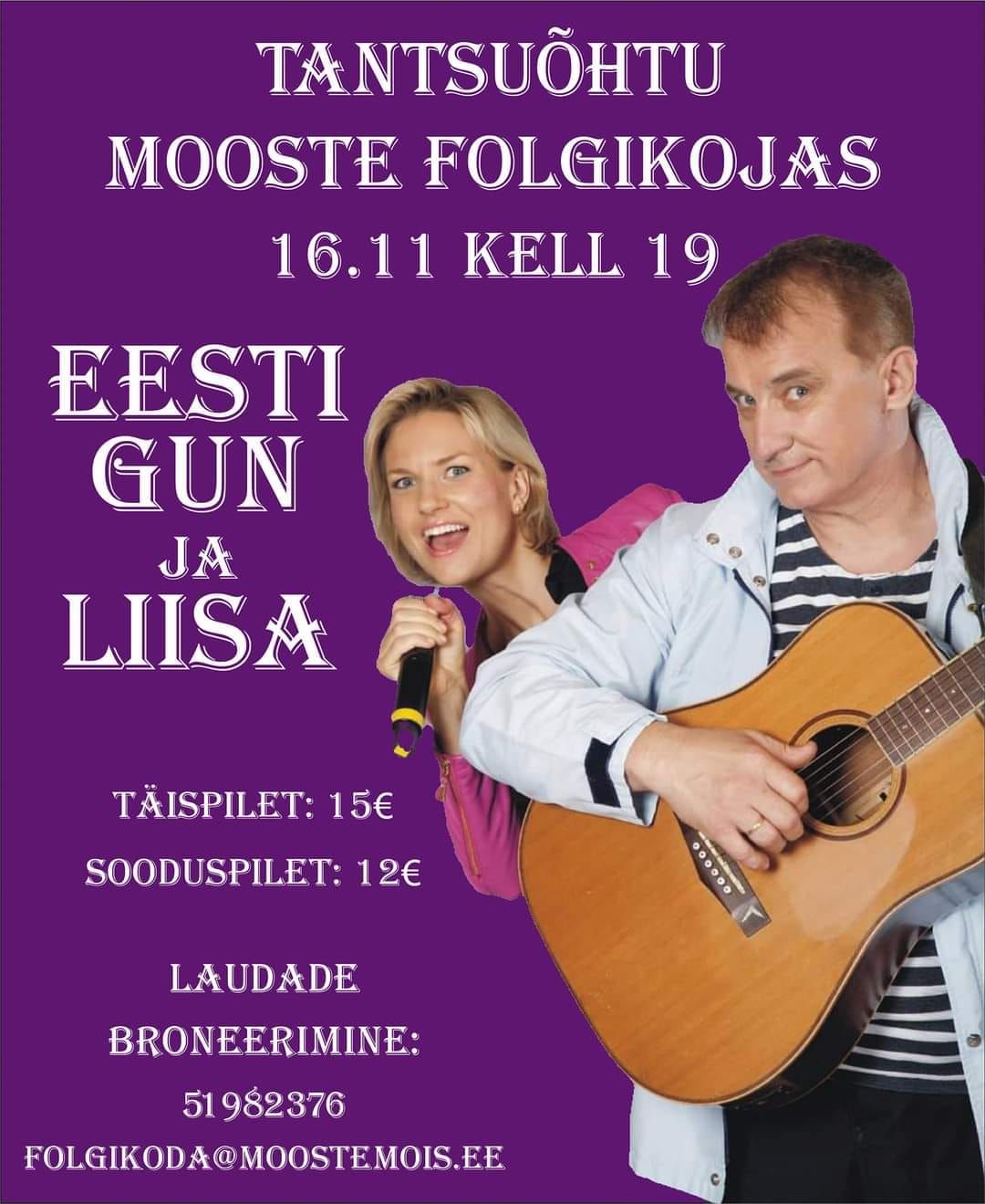 Eesti Gun ja Liisa Mooste Folgikojas