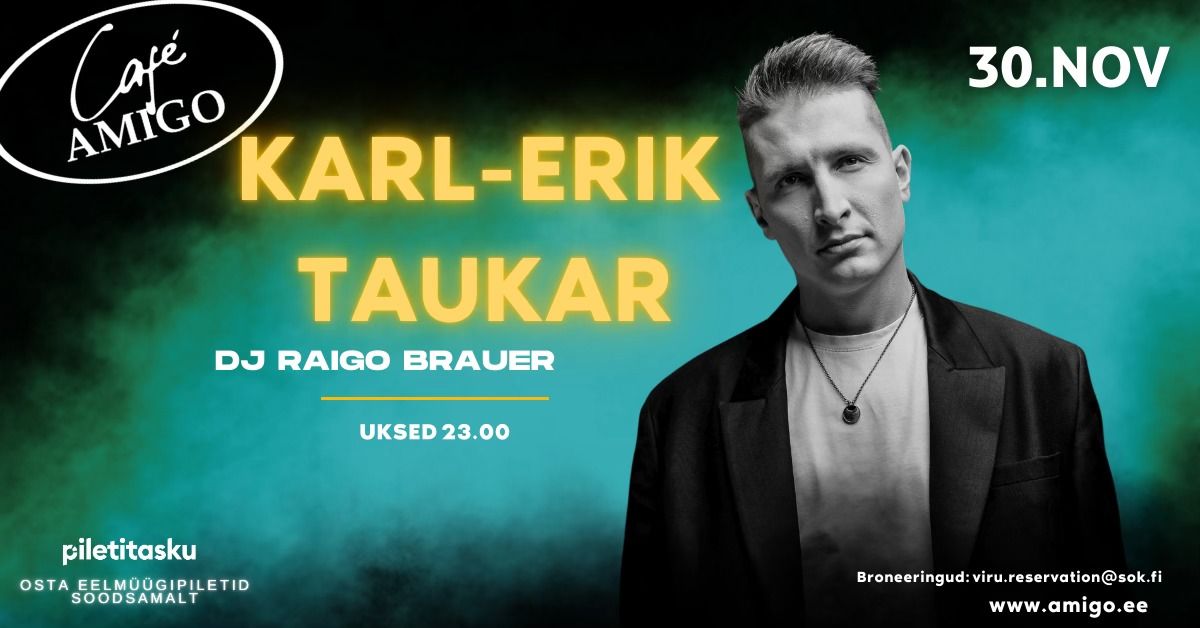 KARL-ERIK TAUKAR @Cafe Amigo 